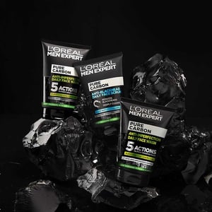 L'Oreal Paris Men Expert Pure Carbon Anti-Blackhead Daily Face Scrub 100ml •