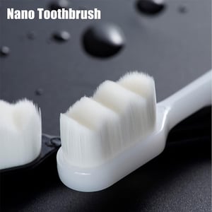 Ultra Soft Fiber Bristle Tooth Brush With Box - White