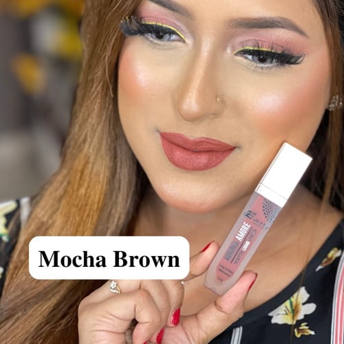 Everly Aurora Amore Matte Lipstick Premium Series - Mocha Brown