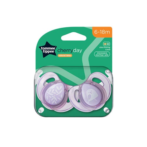 Tommee Tippee Cherry Day Soother 6-18m – Purple