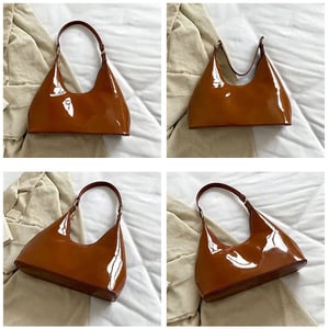 Trendy Fashionable Bag - Dark Tan