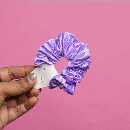 Scrunchie Soft Hand & Hairband - Purple