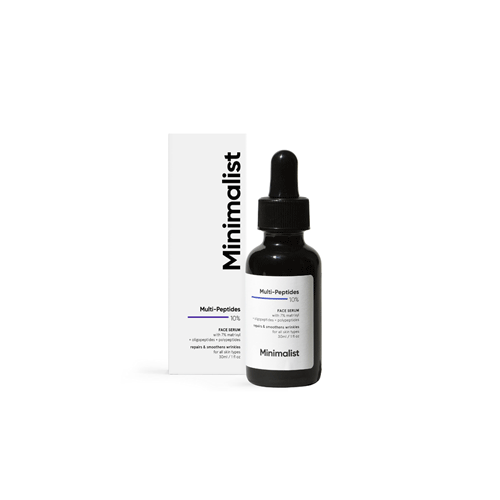 The Minimalist Multi Peptides 10% Face Serum 30ml •