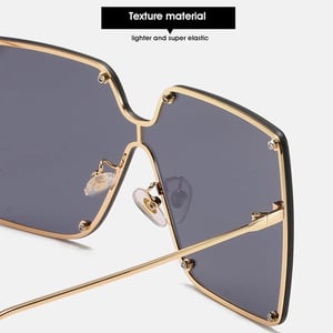 Big Frame Square Ocean Lens Sunglasses