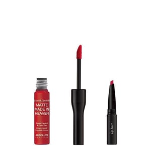 Absolute New York Matte Made In Heaven Liquid Lipstick & Liner Duo - MLIH04 Fever