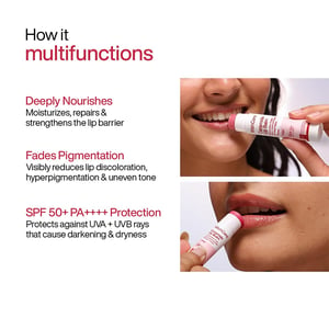 WishCare Ceramide Natural Lip Balm Tinted 5g - SPF50 pa+++   •