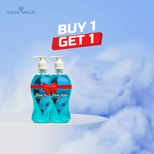 Nature Beauty Ocean Fresh Shower Gel 500ml (Buy 1 Get 1 Free)