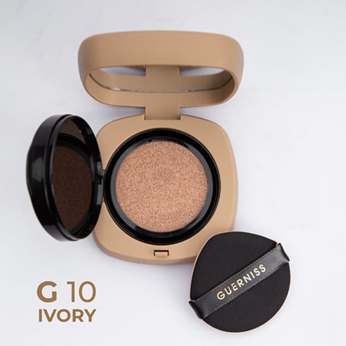 Guerniss Air Cushion Caviar Essence Moisturizing BB Cream 2pc Set - G10 Ivory