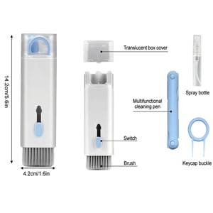 7 In 1 Multifunctional Cleaning Brush - Pink