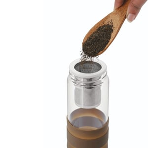 Portable Tea Infuser Water Bottle •