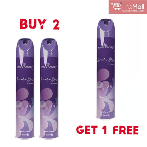Nature Beauty Lavender Bliss Air Freshener 300ml (Buy 2 Get 1 Free)