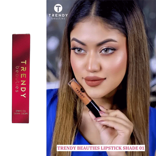 Trendy Beauties Waterproof Liquid Matte Lipstick - 01