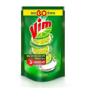 Vim Liquid Dishwash 200ml Refill Pack - UBL