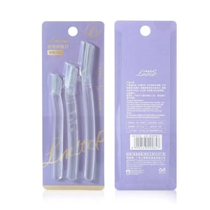 LMLTOP Transparent Eyebrow And Facial Razor 3pcs