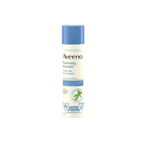 Aveeno Positively Smooth Shave Gel 198g •