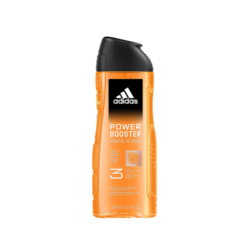 Adidas 3 in 1 Power Booster Men Shower Gel 400ml  •