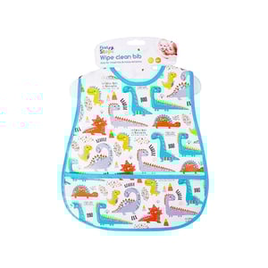 First Steps Wipe Clean Bib 6m+ - Animal