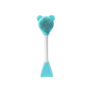 Multi-Functional Silicone 2-in-1 Face Scrubber & Spatula Stick - Blue