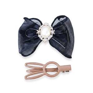 Yanduo Hair Clip 2pcs Set - Black
