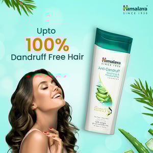 Himalaya Anti-Dandruff Soothing & Moisturising Shampoo 180ml (Buy 1 Get 1 Free)