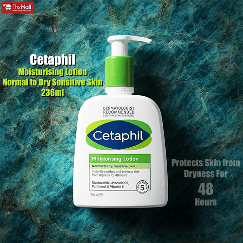 Cetaphil Moisturising Lotion Normal to Dry Sensitive Skin 236ml •