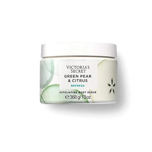 Victoria's Secret Refresh Green Pear And Citrus Exfoliating Body Scrub 368g •