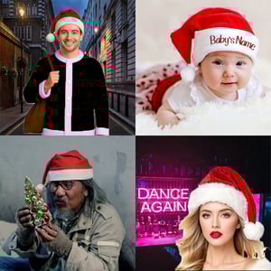 Santa Claus Hat - BAH HUMBUG