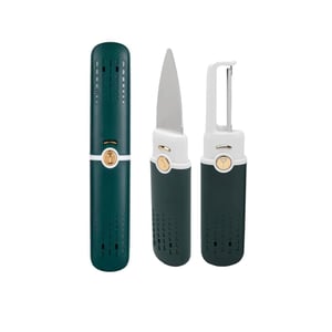 Multi-Purpose Fruit Peeler & Cutting Knife - Green