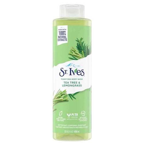 ST. Ives Tea Tree & Lemongrass Purifying Body Wash 650ml •