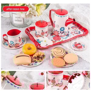 Boutique 15pcs Tea Set (3+ Age) - Red