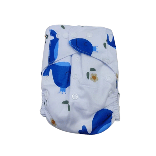 Fashion Baby All In One Reusable Diaper 0-24 Months - Whale