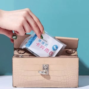 Disposable Pocket Rain Coat - Assorted Colour