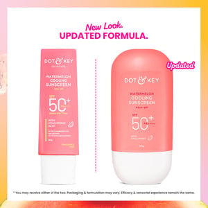 Dot & Key Watermelon Cooling Sunscreen with Hyaluronic Acid 80g - SPF 50+•