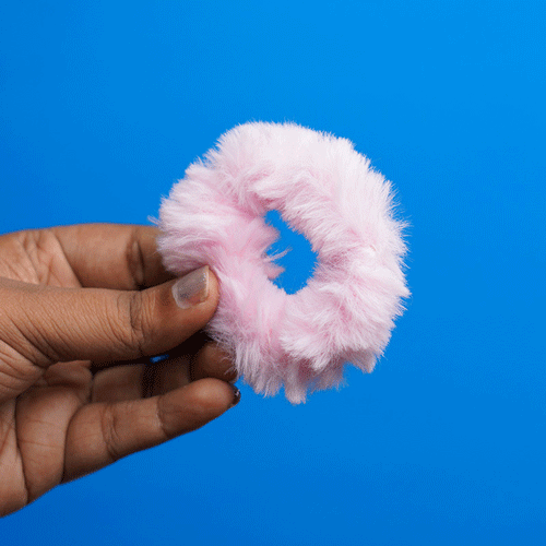 Soft Fleece Hair Band - Light Pink