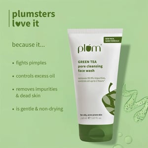 Plum Green Tea Pore Cleansing Face Wash 100ml  •