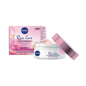 Nivea Rose Care Anti-Wrinkle Day Cream With Rose Petal Oil & Calcium 50ml