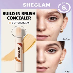 SHEGLAM Perfect Skin High Coverage Concealer 4.5g - Buttercream