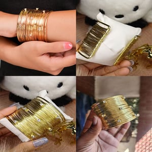 Golden Sparkle Ladies Cuff