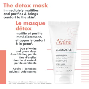 Avene Cleanance Detox Mask For Sensitive Blemish Prone Skin 10ml •