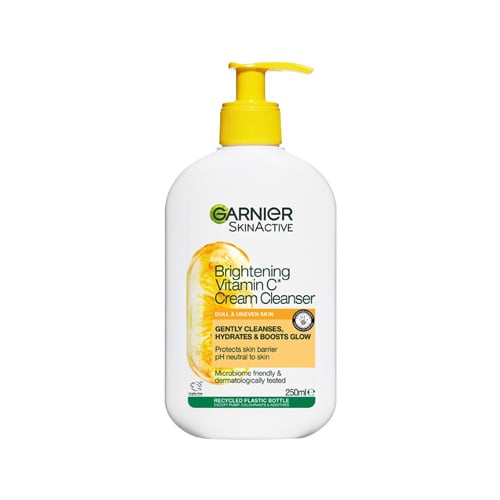 Garnier Skin Active Brightening Vitamin C Cream Cleanser 250ml•
