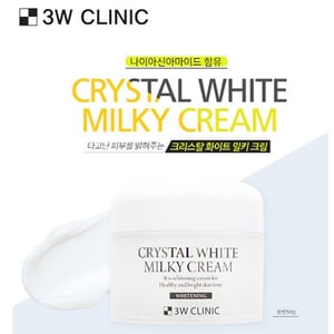 3W Clinic Crystal White Milky Cream 50g •