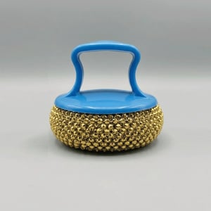 Plastic Handle Dish Cleaner - Blue