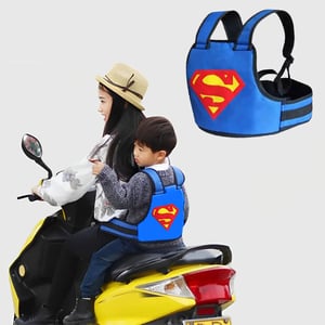 Children Protection & Carrier Adjustable Belt - Superman