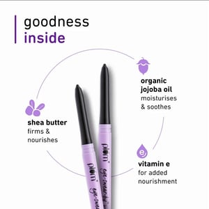 Plum Creamy Smooth Kohl Kajal 0.35gm - Deep Black