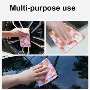 Microfiber Multi-Purpose 20pcs Cloth Roll - Greenish Utensil