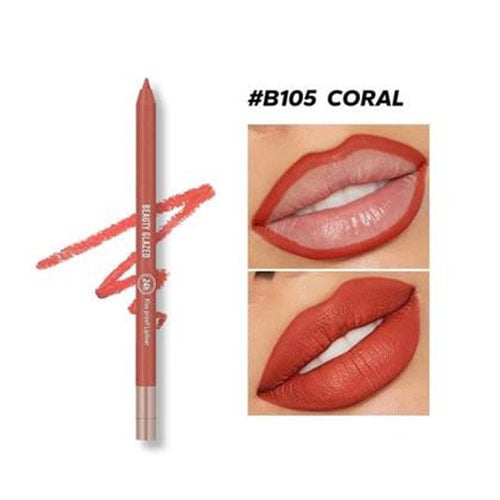 Beauty Glazed Waterproof & Long Lasting Lip Liner 0.6g - Coral (B105)