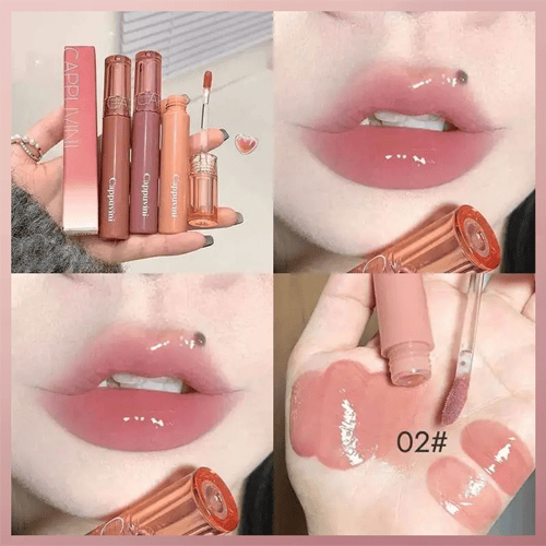 CAPPUVINI Glassy Hydration Lip Glaze 2.8g - 02
