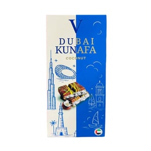 Dubai Kunafa Coconut Chocolet Bar 100g  •