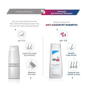 SebaMed Hair Care Anti Dandruff Shampoo 200ml •
