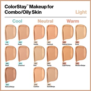 Revlon Colorstay Matte Finish Foundation Com/Oily Skin SPF15 30ml - 270 Chestnut